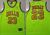 Bulls 23 Michael Jordan Fluorescent Green Nike Mesh Swingman Jersey Dzhi,baseball caps,new era cap wholesale,wholesale hats
